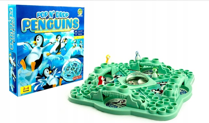 GRA PLANSZOWA CHIŃCZYK PINGWINY 4 5 6 7 lat latka