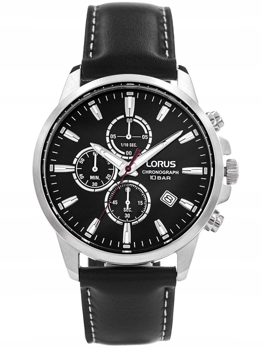 MĘSKI ZEGAREK LORUS RM387HX9 CHRONOGRAF DATA 100M