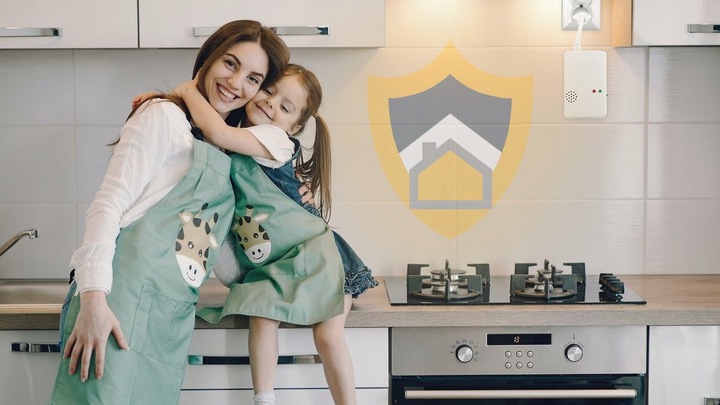 CZUJNIK GAZU ZIEMNEGO I LPG DETEKTOR 230V ALARM SENSOR GAS