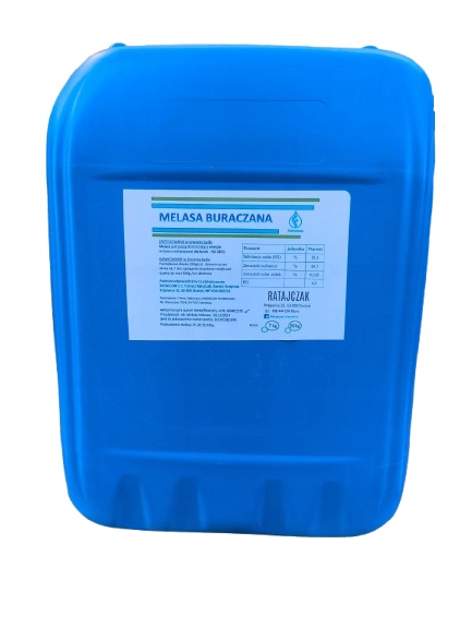 Melasa buraczana dla zwierząt, dodatek do pasz, gęsta, karmelowa 20 kg