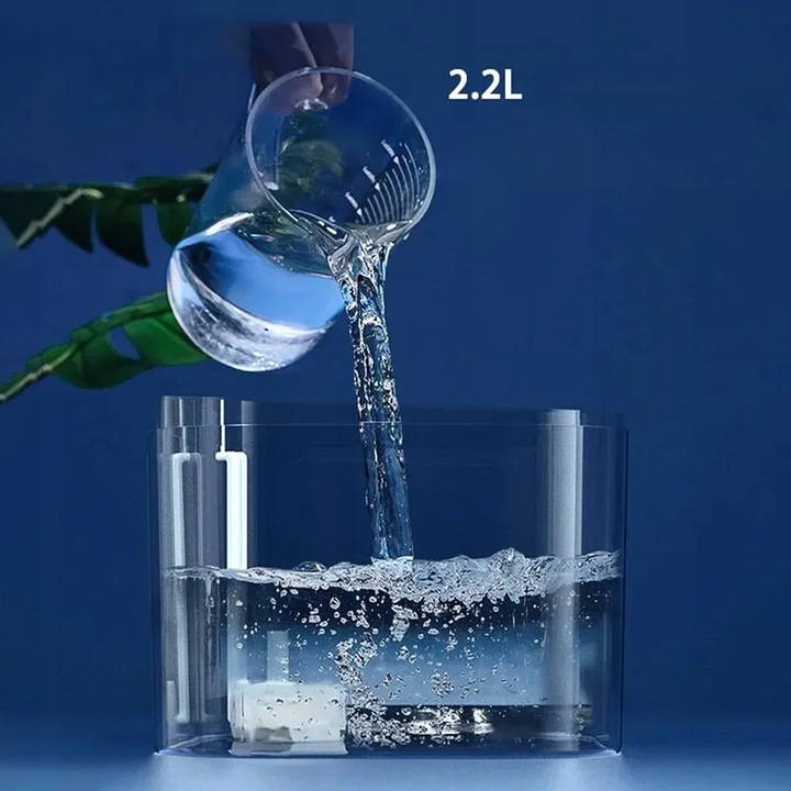 POIDEŁKO MISKA POIDŁO CICHA FONTANNA DLA KOTA PSA 2,2L AUTOMATYCZNE PŁOMYK