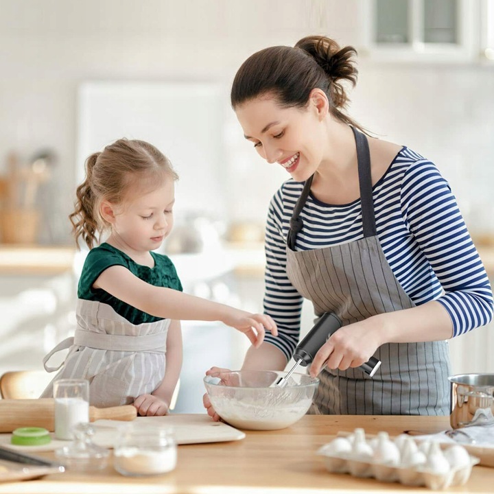 Bezprzewodowy ręczny mikser USB, 3 biegów tryb Elektryczna trzepaczka Turbo