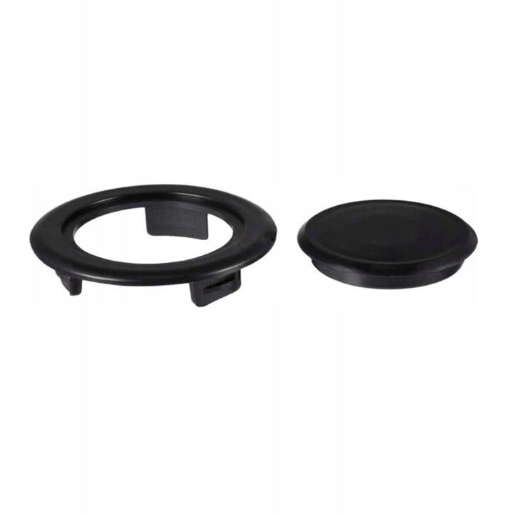 Patio Table Umbrella Hole Ring and Cap Set Umbrella Hole Ring Plug Black