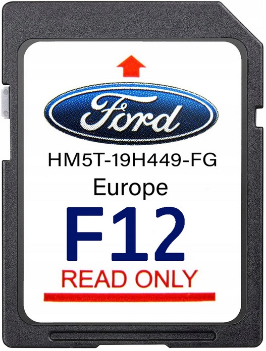 MAPA KARTA NAWIGACJI EUROPA FORD SYNC2 SYNC 2 F12 2024/2025 NAJNOWSZA