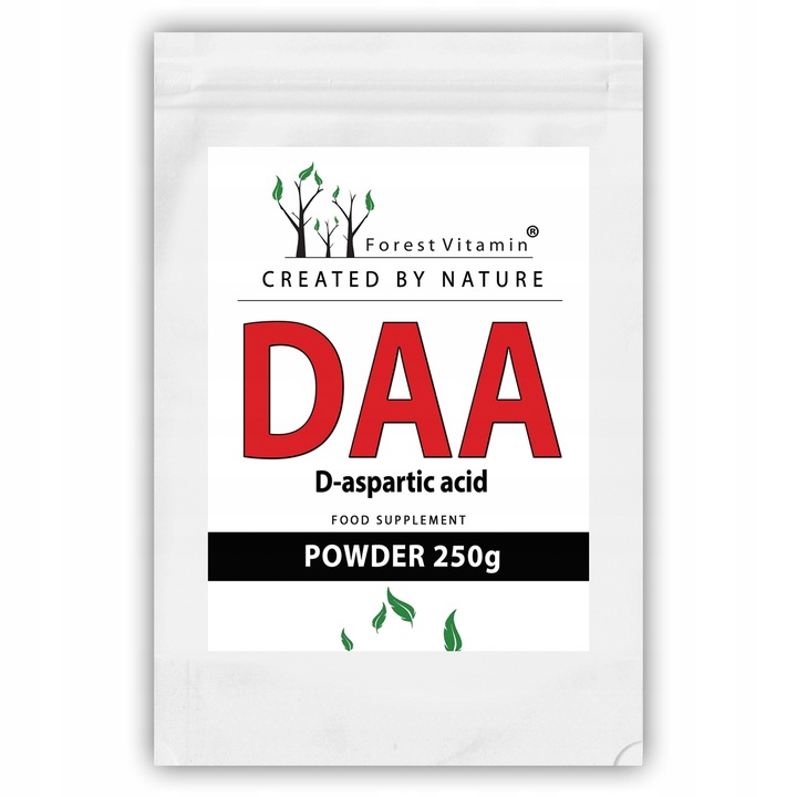 D.A.A 250g TRIBULUS TESTOSTERON D-asparaginowy DAA CZYSTY HMB LIBIDO