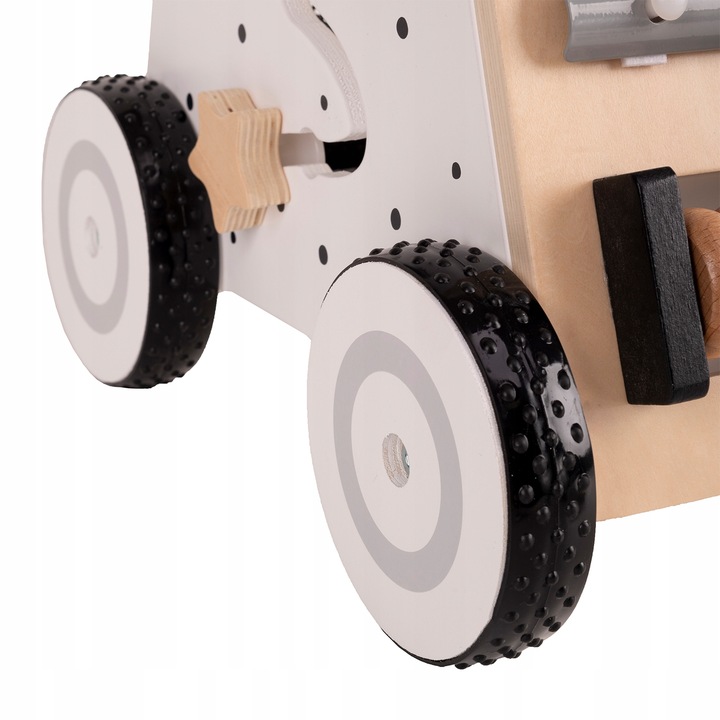 Drewniany chodzik interaktywny pchacz Dla Dzieci KiddyMoon WK-001