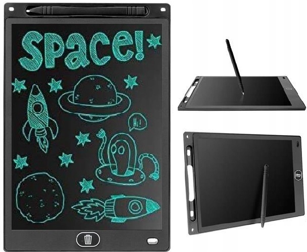 DUŻY TABLET GRAFICZNY DO RYSOWANIA RYSIK ZNIKOPIS TABLICA NOTATNIK LCD