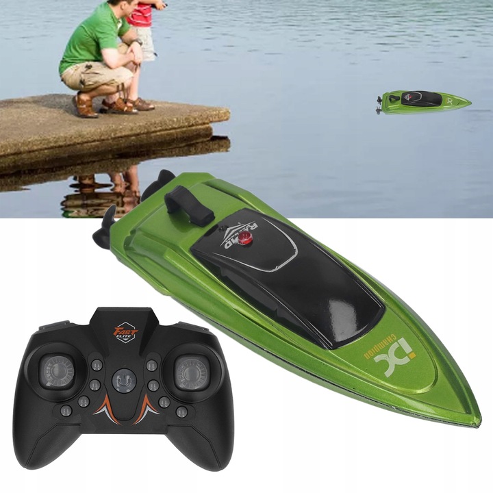 ZDALNIE STEROWANA ŁÓDKA 2,4 GHZ ŁÓDŹ NA PILOTA RC PILOT ZABAWKA