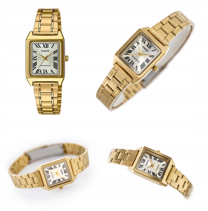 ZEGAREK DAMSKI CASIO VERONA złoty stalowy + BOX + GRAWER
