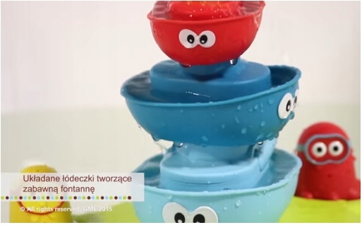 YOOKIDOO FONTANNA Z ŁÓDECZKAMI DO KĄPIELI 40115