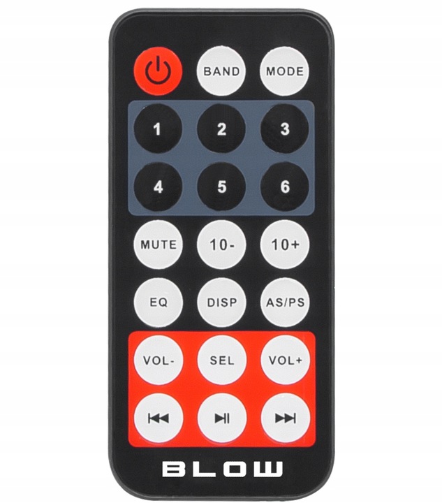 RADIO SAMOCHODOWE 1-DIN BLUETOOTH USB SD AUX RDS MP3 PILOT BATERIA ZESTAW