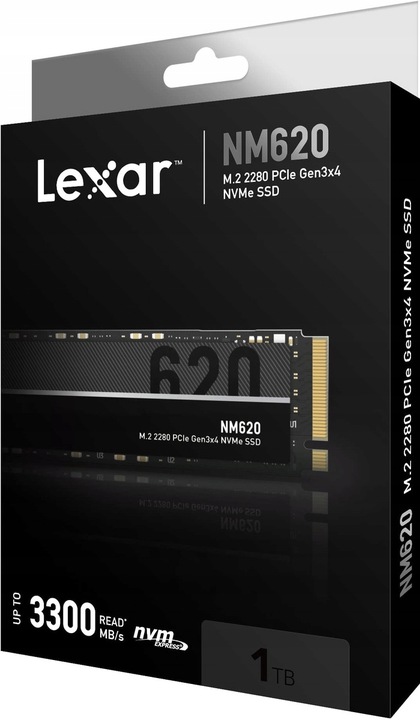 Dysk SSD Lexar NM620 1 TB M.2 2280 PCI-E x4 Gen3