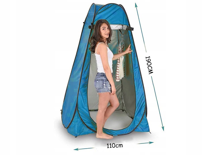 NAMIOT TURYSTYCZNY KEMPINGOWY WC PRZEBIERALNIA TOALETA PRYSZNIC WC