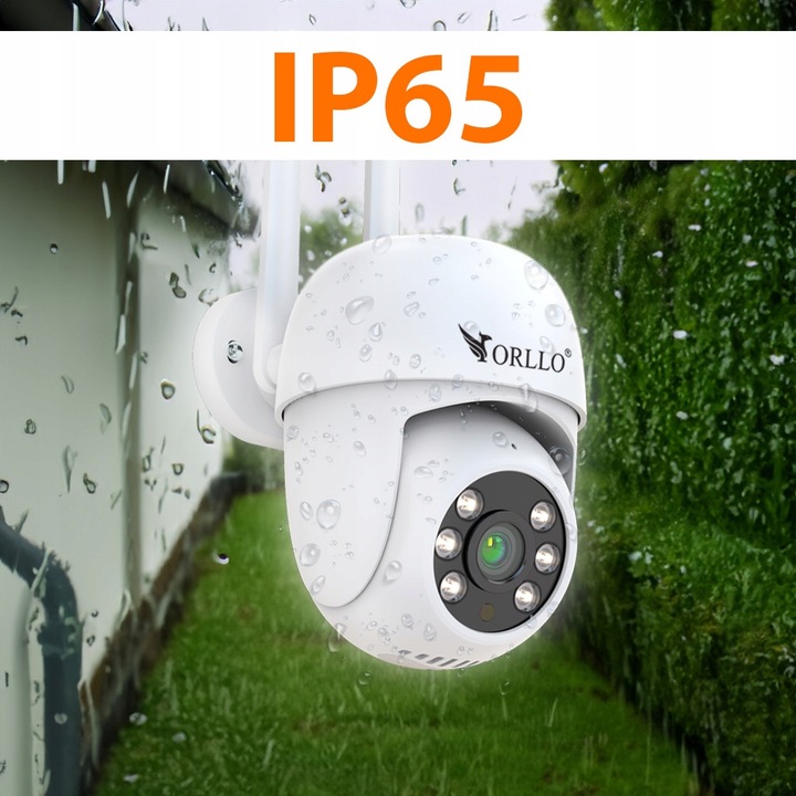 Kamera IP WiFi Zewnętrzna Obrotowa Bezprzewodowa 4Mpx ORLLO TZ2 PRO +GRATIS