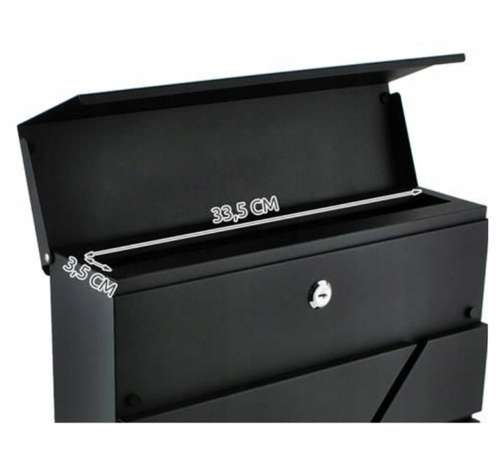 SKRZYNKA NA LISTY Z NUMEREM DOMU ADRESEM DUŻA XXL TABLICZKA NUMER