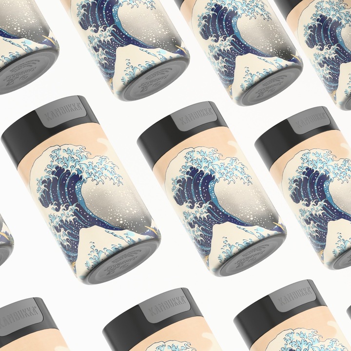 Seria Limitowana Kambukka 300ml The Great Wave off Kanagawa Kubek Termiczny