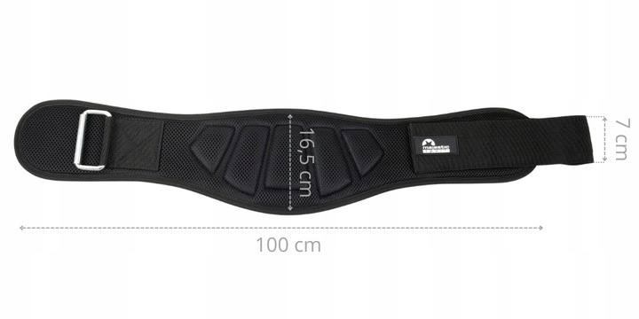 Pas kulturystyczny do ćwiczeń na siłownię PRO r. L