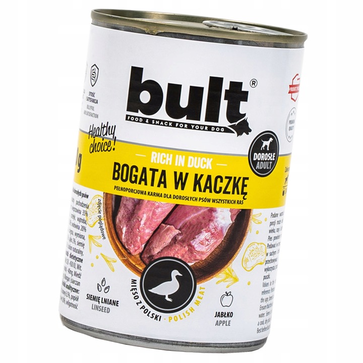 DOLINA NOTECI RAFI + BULT PREMIUM mokra karma PUSZKI DLA PSA MIX 8x400G