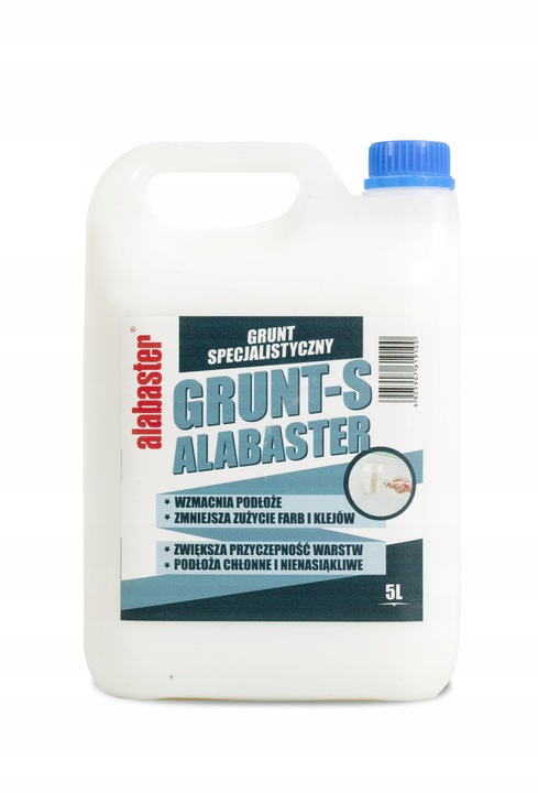 Grunt S Specjalistyczny 5L ALABASTER 103, penetrujący do ścian i podłóg