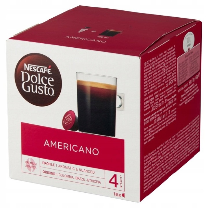 Kapsułki Nescafe Dolce Gusto Americano 16szt