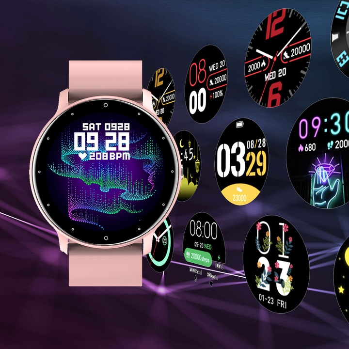 Zegarek damski SMARTWATCH SMS KROKI PULS POLSKIE MENU