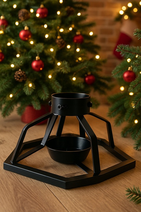 Stojak pod choinkę LOFT ,otwór 11 cm, pojemnik na wodę, metalowy, stabilny