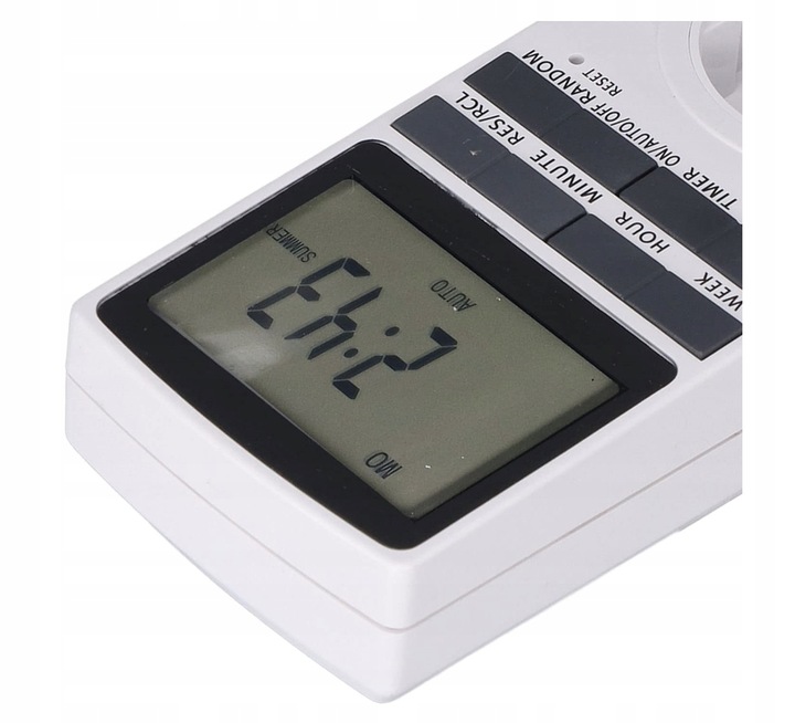 PROGRAMATOR CZASOWY WŁĄCZNIK WYŁĄCZNIK LCD