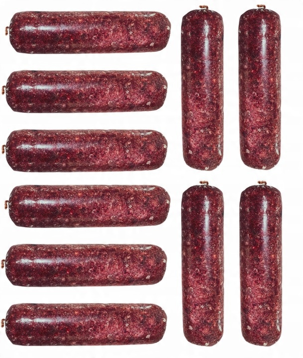 MIĘSO MROŻONE DLA PSA WOŁOWE BEZ KOŚCI BATON WOŁOWY 100% BARF 10KG KARMA