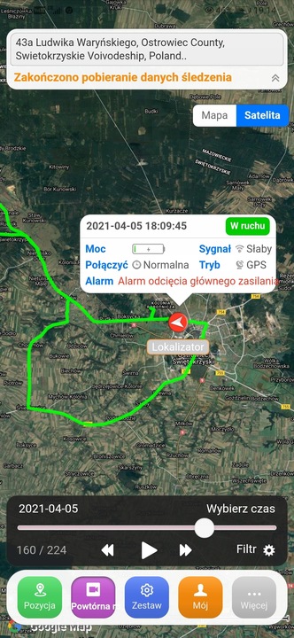Lokalizator GPS odcięcie paliwa pojazdu przekaźnik