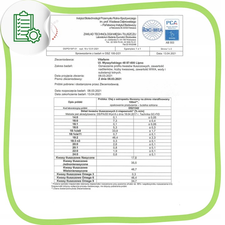 Olej z ostropestu tłoczony na zimno na wątrobę naturalny zdrowy 1L 2x500ml