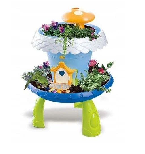 MAGICZNY DOMEK OGRÓD WRÓŻKI Uprawa Roślin KWIATY KONEWKA NASIONA STOLIK ++