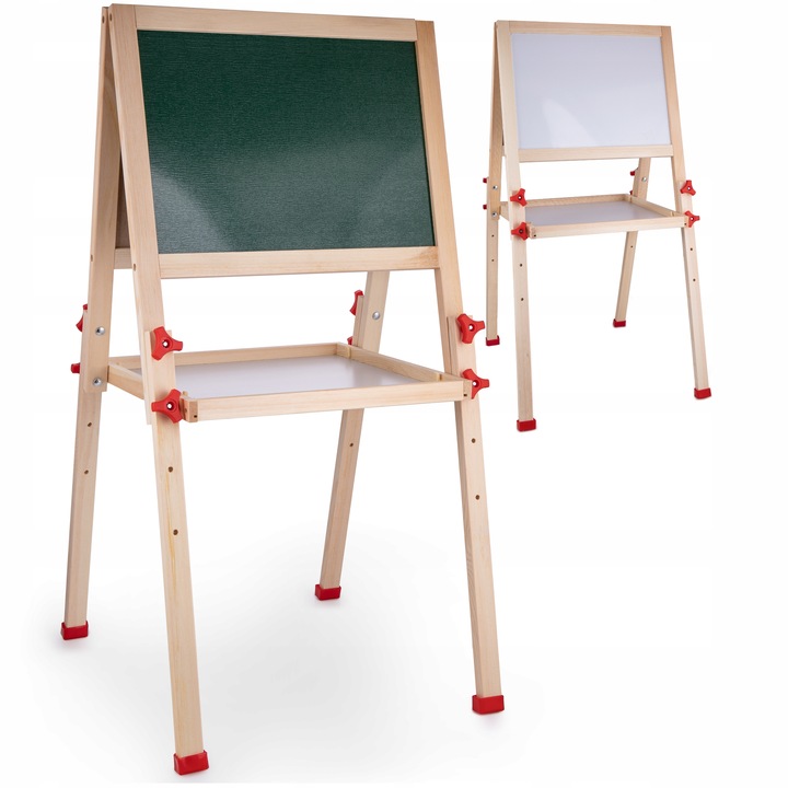 Drewniana Tablica Magnetyczna Kredowa magnesy 709 45 x 90cm