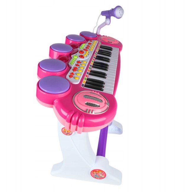 ORGANY ORGANKI KRZESEŁKO PIANINKO MP3 Z MIKROFONEM KEYBOARD USB DLA DZIECI
