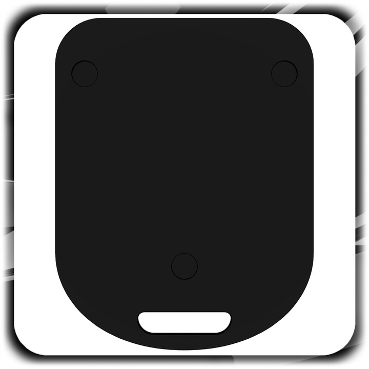 DESKA PODSTAWKA PODKŁADKA POD THERMOMIX TERMOMIX TERMOMIKS TM5 TM6 CZARNA