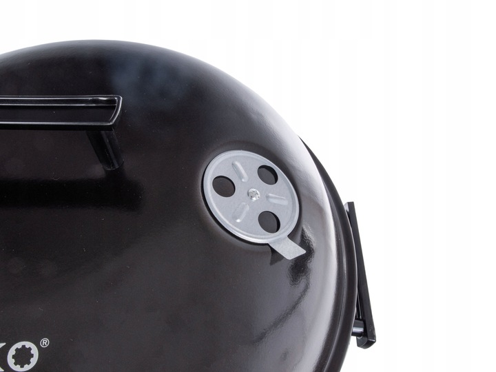 Grill węglowy okrągły z pokrywą i pokrowcem 39cm