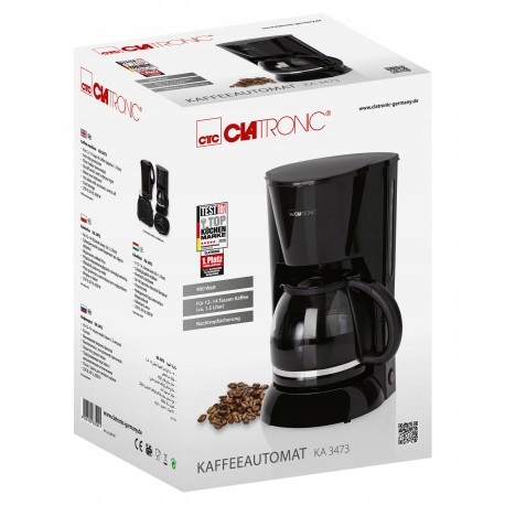 EKSPRES DO KAWY PRZELEWOWY 1,5 Clatronic KA 3473 (