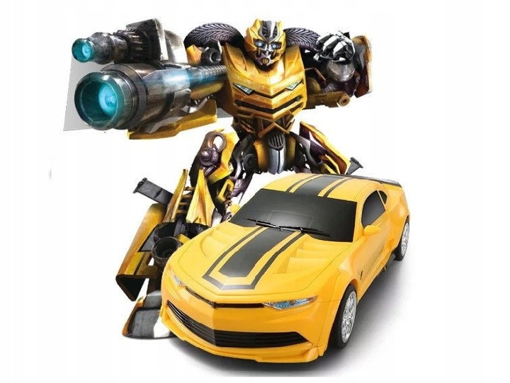 STEROWANY ROBOT SAMOCHÓD AUTOBOT 2w1 AUTO z transformacją USB Akumulator