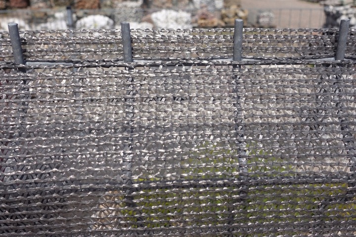 Siatka Cieniująca Zacieniająca Osłona Płotu Na Ogrodzenia 1,5x30m Grafitowa