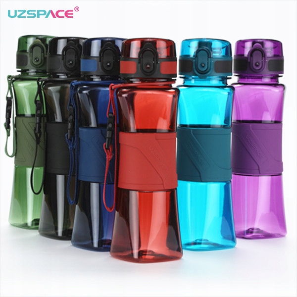 BUTELKA NA WODĘ SPORTOWA 550ML SHAKER DO BIAŁKA DO ODŻYWEK TRITAN FIOLETOWY