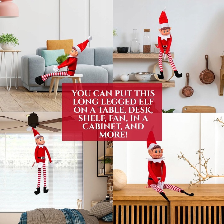 Elves Behavin Badly RED Long Leg Soft Body Vinyl F