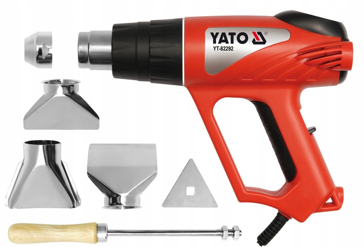 OPALARKA ELEKTRYCZNA PALNIK 2000W WALIZKA LCD YATO