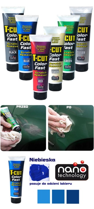 CarPlan ZESTAW na rysy NIEBIESKI