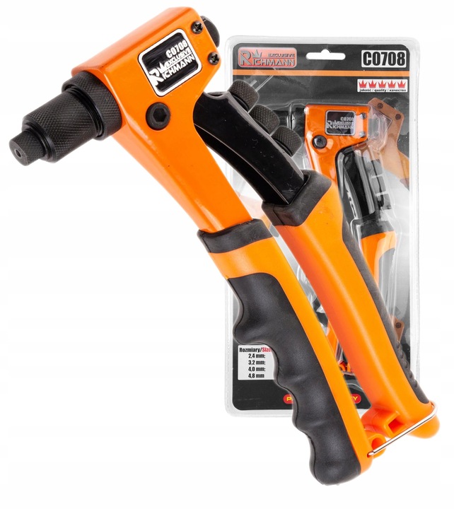 NITOWNICA DO NITÓW STALOWYCH I ALU 2,4-4,8mm C0708 RICHMANN