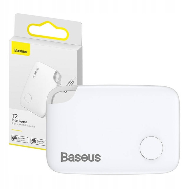 BASEUS MINI LOKALIZATOR BRELOK ZAWIESZKA BLUETOOTH Z SMYCZĄ ALARM DO KLUCZY