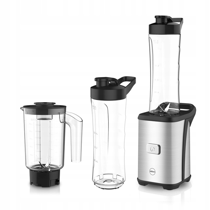 BLENDER KIELICHOWY DO KOKTAJLI 3w1 + 2 BIDONY 700W