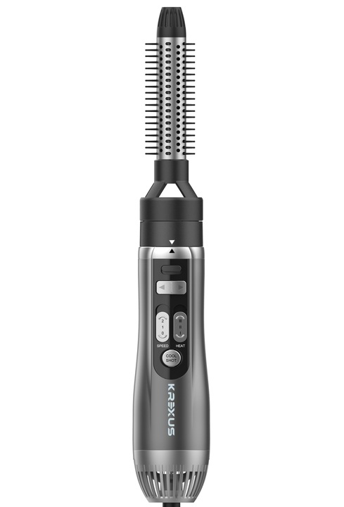 Suszarko Lokówka Szczotka do Włosów Obrotowa 4w1 Krexus Jonizacja Zestaw