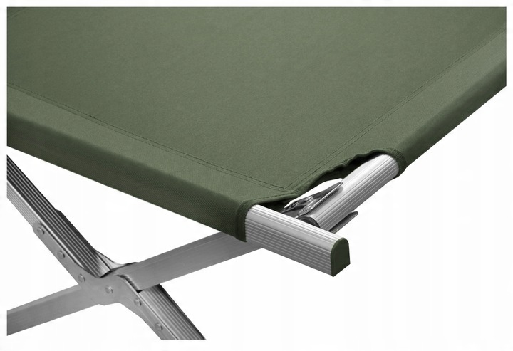 Łóżko turystyczne MIL-TEC KANADYJKA 210X70X42 cm na obóz do 120kg Oliwkowe