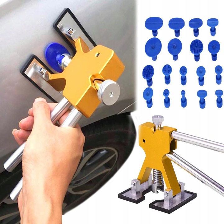 ZESTAW PDR PULLER DO USUWANIA WYCIĄGANIA WGNIECEŃ WGNIOTEK KAROSERII HIT !