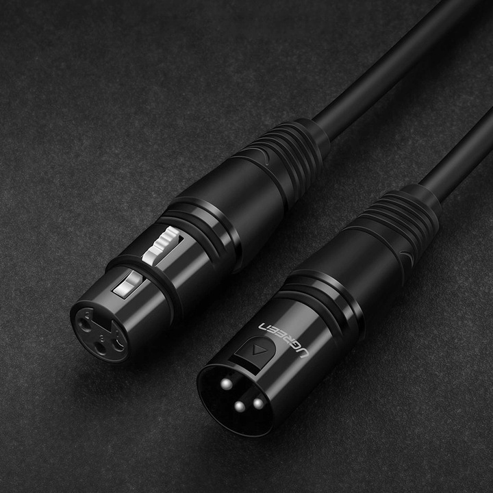 UGREEN PRZEDŁUŻACZ KABEL AUDIO PRZEWÓD DO MIKROFONU XLR JAKOŚĆ + RYSIK