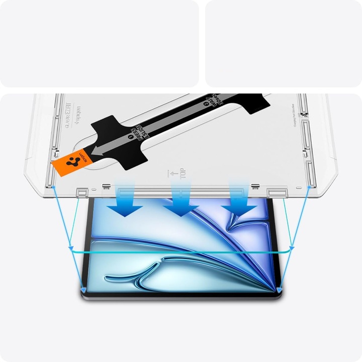 Szkło hartowane Spigen do iPad Air 11" M2 2024, na ekran do etui +aplikator